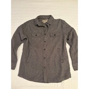 Grayers Outdoors Gray Medium Weight Twill Shirt Jacket Mens Large